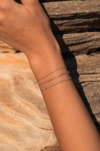 CHAIN BRACELETS STERLING SILVER - BONDI JEWELS