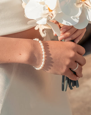 CLASSIC PEARL BRACELET - STERLING SILVER