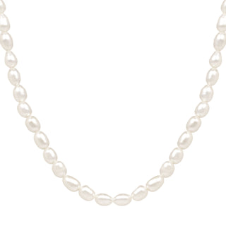 CLASSIC PEARL NECKLACE STERLING SILVER - BONDI JEWELS