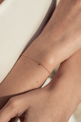 FINE CABLE CHAIN BRACELET GOLD FILLED - BONDI JEWELS
