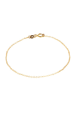 FINE CABLE CHAIN BRACELET GOLD FILLED - BONDI JEWELS