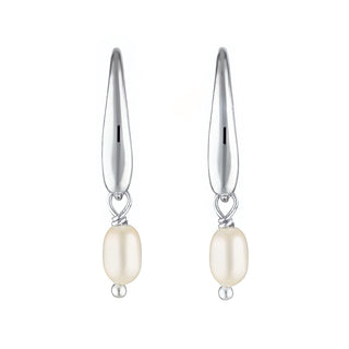 FRENCH PEARL EARRINGS STERLING SILVER - BONDI JEWELS