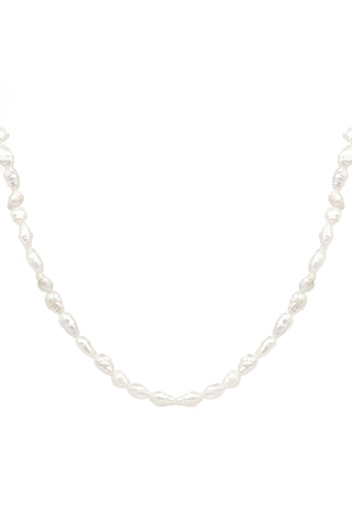 KESHI PEARL NECKLACE STERLING SILVER - BONDI JEWELS