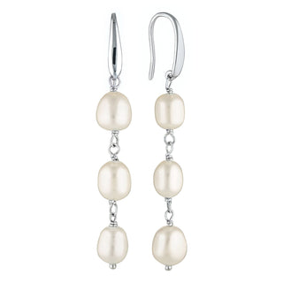 TRIO OF PEARLS SILVER - BONDI JEWELS