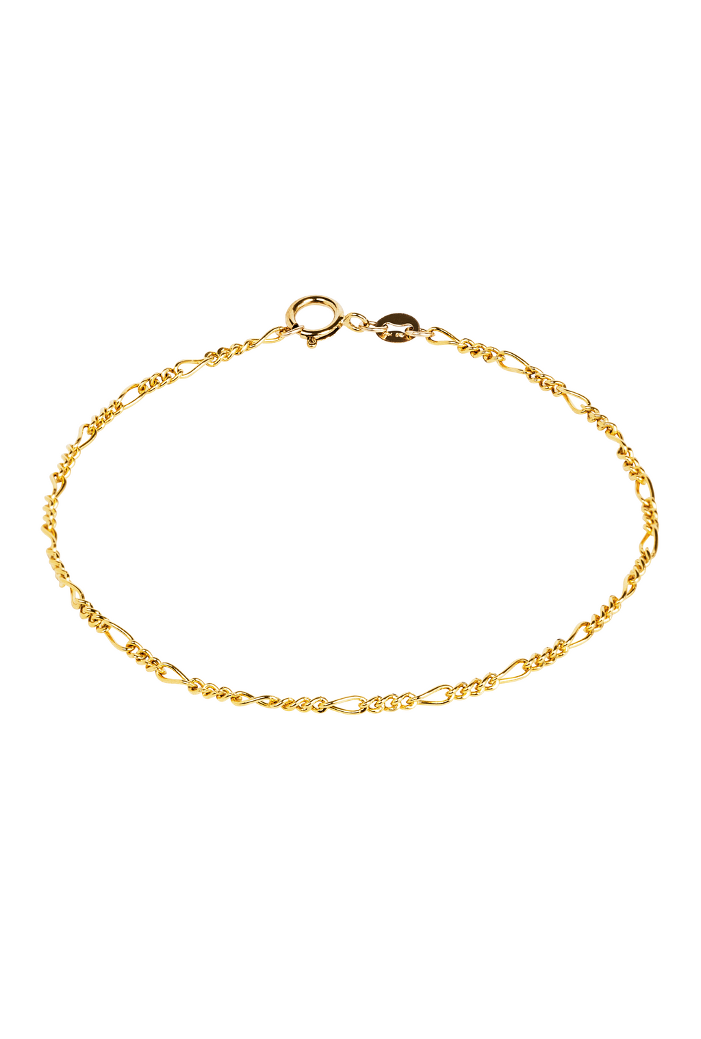 Gold filled deals figaro bracelet