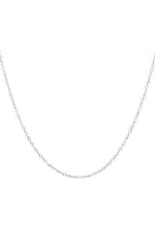 FINE CABLE CHAIN NECKLACE STERLING SILVER - BONDI JEWELS